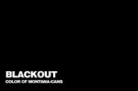 Montana Black 400ml Sprühdose 9050 Blackout