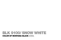 Montana Black 400ml Sprühdose 9100 Snow White