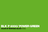 Montana Black 400ml Sprühdose P6000 Power Green
