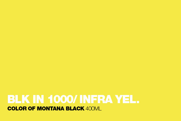 Montana Black Infra Colors 400ml Sprühdose IN1000 Infra Yellow