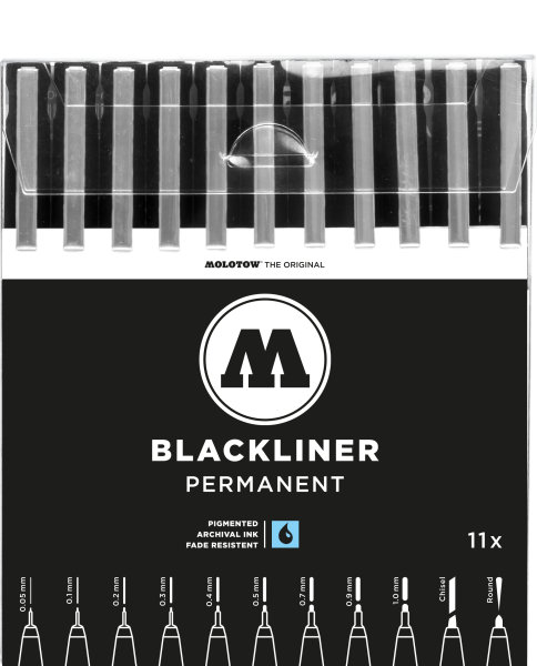 Molotow Blackliner Complete Set 13 (11+2 gratis)