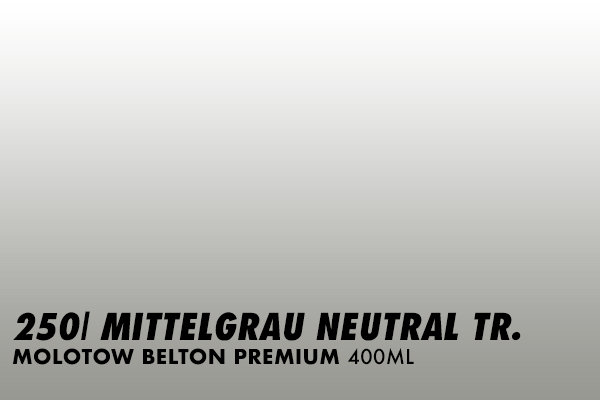 #250 mittelgrau neutral transparent